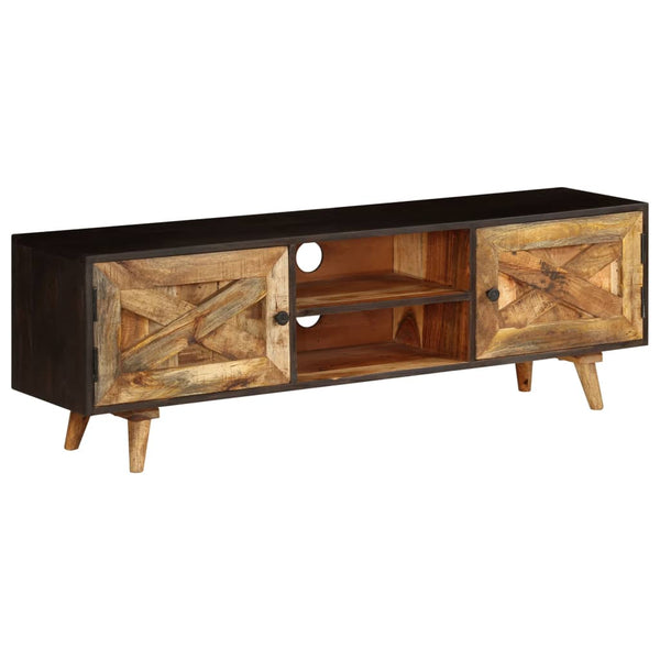 vidaXL TV Cabinet Solid Mango Wood 140x30x45 cm