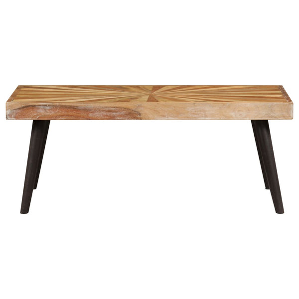 vidaXL Coffee Table Solid Mango Wood 90x55x36 cm