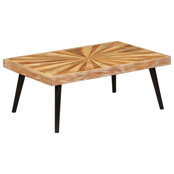 vidaXL Coffee Table Solid Mango Wood 90x55x36 cm