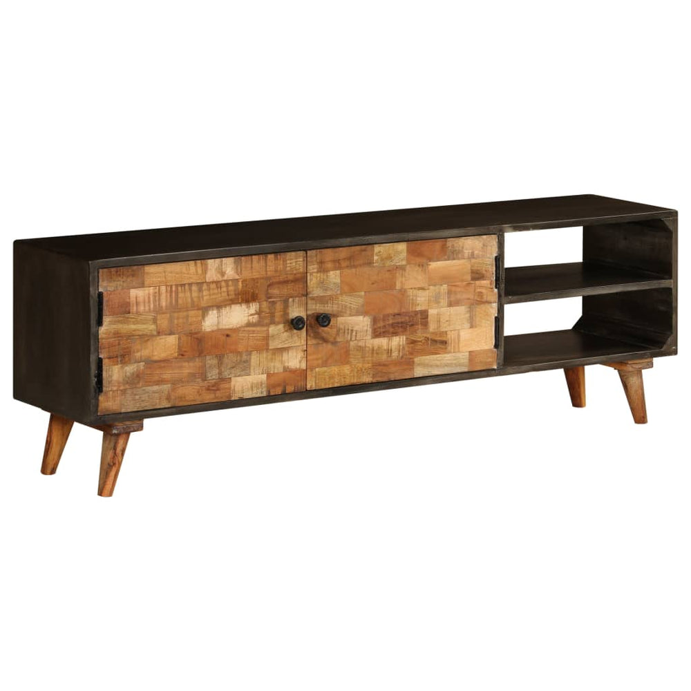 vidaXL TV Cabinet Solid Mango Wood 140x30x45 cm