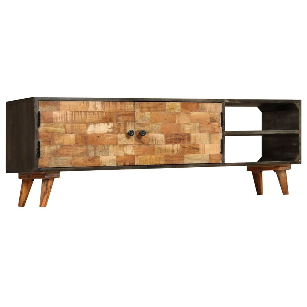 vidaXL TV Cabinet Solid Mango Wood 140x30x45 cm