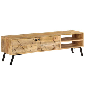 vidaXL TV Cabinet Solid Mango Wood 140x30x40 cm