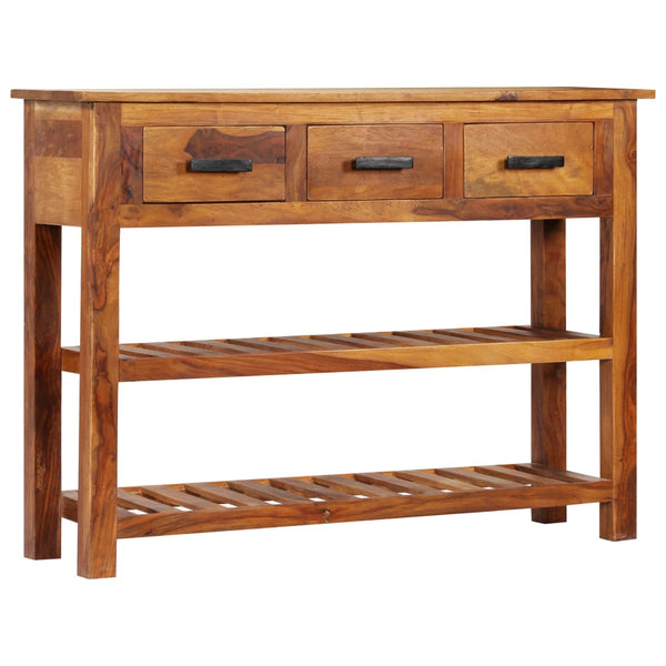 vidaXL Sideboard with 3 Drawers 110x30x80 cm Solid Wood