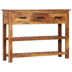vidaXL Sideboard with 3 Drawers 110x30x80 cm Solid Wood