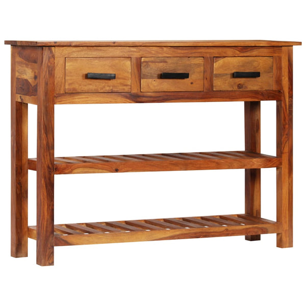 vidaXL Sideboard with 3 Drawers 110x30x80 cm Solid Wood