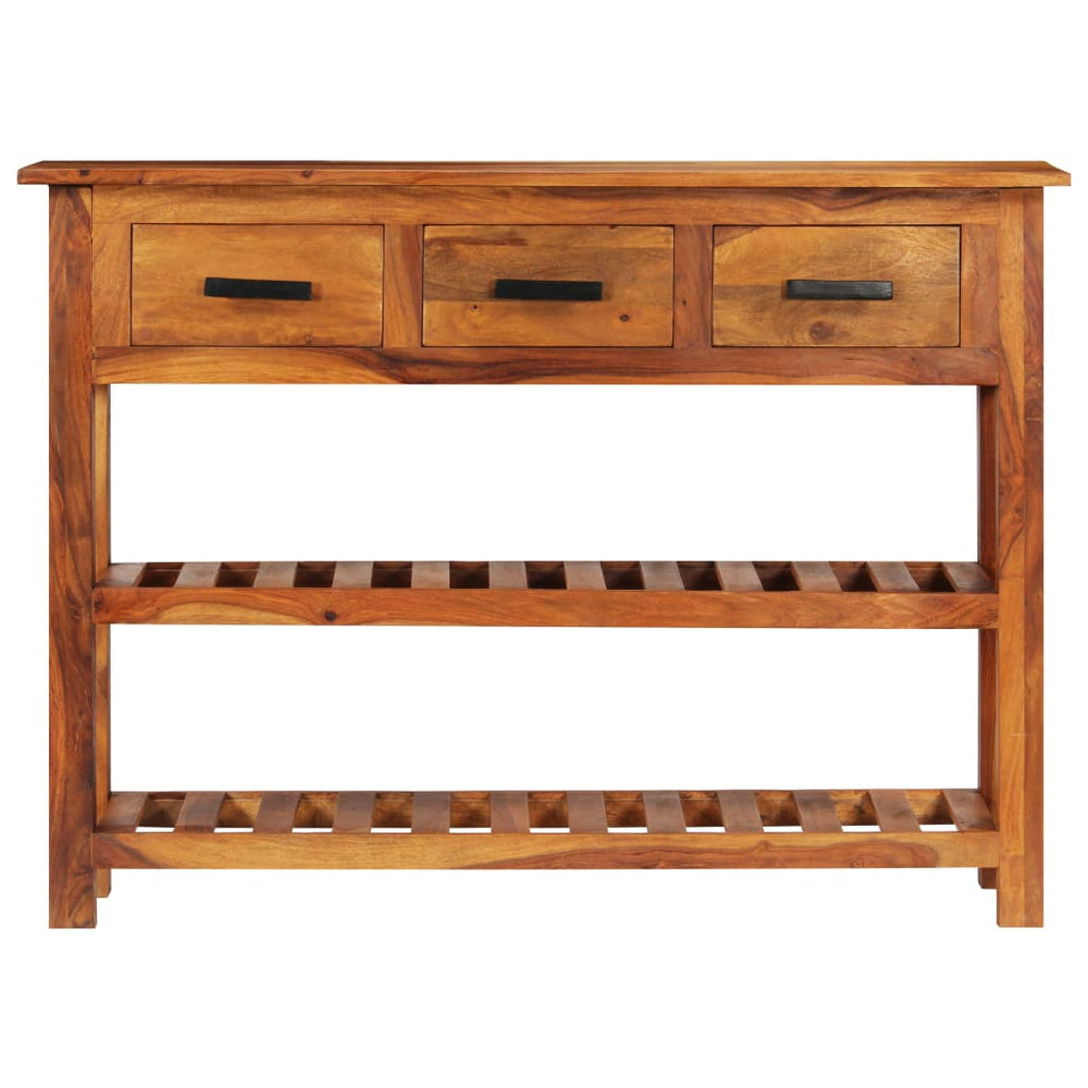 vidaXL Sideboard with 3 Drawers 110x30x80 cm Solid Wood