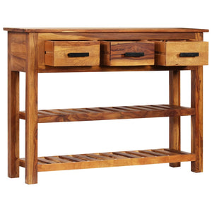 vidaXL Sideboard with 3 Drawers 110x30x80 cm Solid Wood