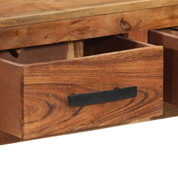 vidaXL Sideboard with 3 Drawers 110x30x80 cm Solid Wood