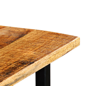 vidaXL Bar Table Tractor Solid Mango Wood Red 60x150x107 cm