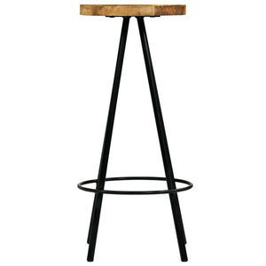 vidaXL Bar Stools 2 pcs. Solid Mango Wood