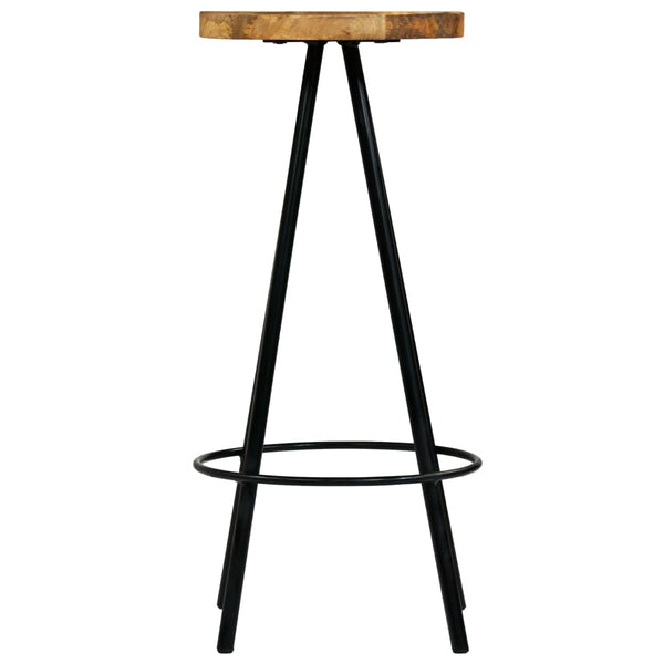 vidaXL Bar Stools 4 pcs Solid Mango Wood