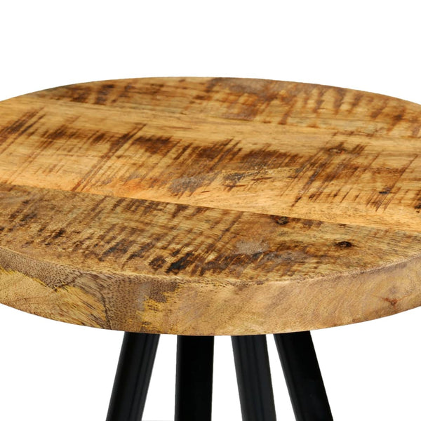 vidaXL Bar Stools 4 pcs Solid Mango Wood