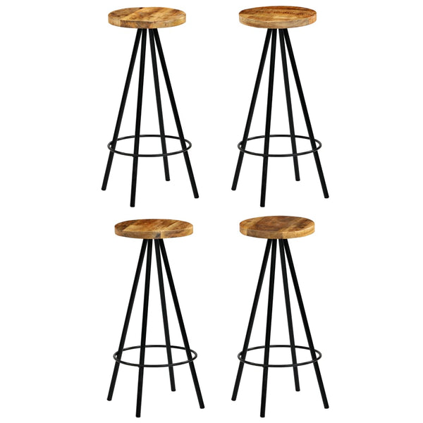 vidaXL 5-piece Bar Set Solid Mango Wood 120×60×107 cm