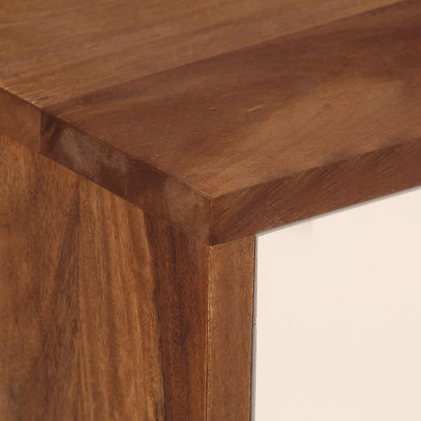 vidaXL Nightstand Solid Acacia Wood 45x30x45 cm