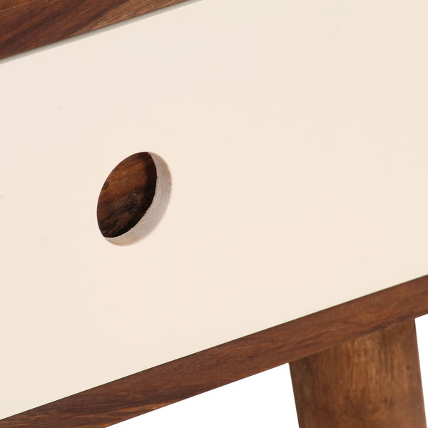 vidaXL Nightstand Solid Acacia Wood 45x30x45 cm