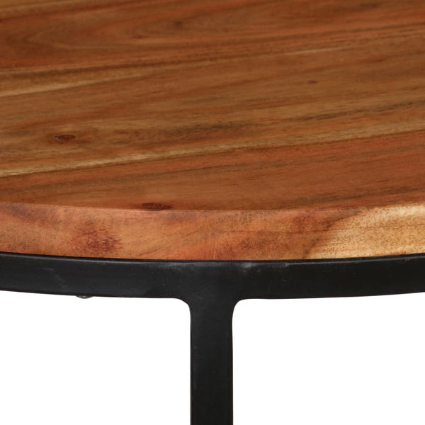 vidaXL 3-Piece Coffee Table Set Solid Acacia Wood
