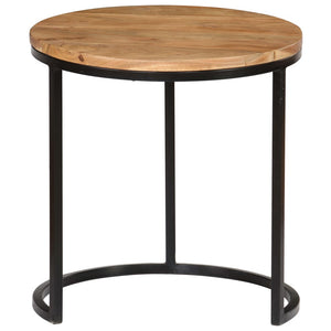 vidaXL 3-Piece Coffee Table Set Solid Acacia Wood