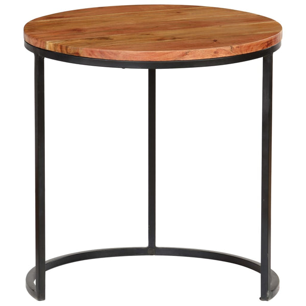 vidaXL 3-Piece Coffee Table Set Solid Acacia Wood