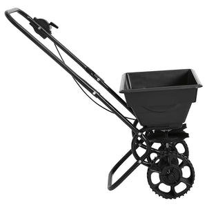 vidaXL Hand Spreader Salt Spreader PVC and Steel 80x46x75 cm 15 L