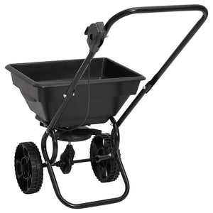 vidaXL Hand Spreader Salt Spreader PVC and Steel 80x46x75 cm 15 L