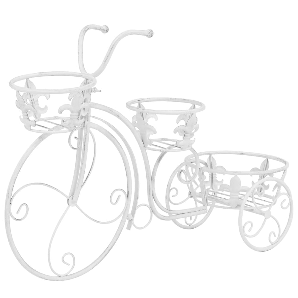 vidaXL Bike-Shaped Plant Stand Vintage Style Metal