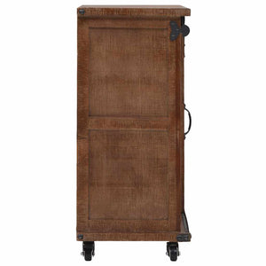 vidaXL Sideboard Solid Fir Wood 64x33.5x75 cm Brown