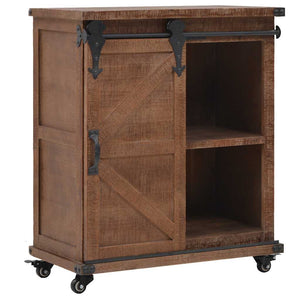 vidaXL Sideboard Solid Fir Wood 64x33.5x75 cm Brown