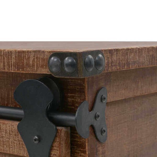 vidaXL Sideboard Solid Fir Wood 64x33.5x75 cm Brown