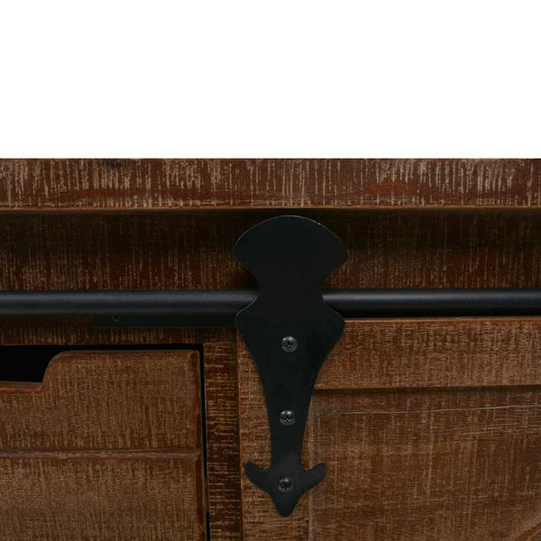 vidaXL Sideboard Solid Fir Wood 64x33.5x75 cm Brown
