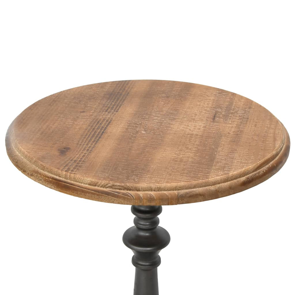 vidaXL Side Table Solid Fir Wood 40 x 64 cm Brown