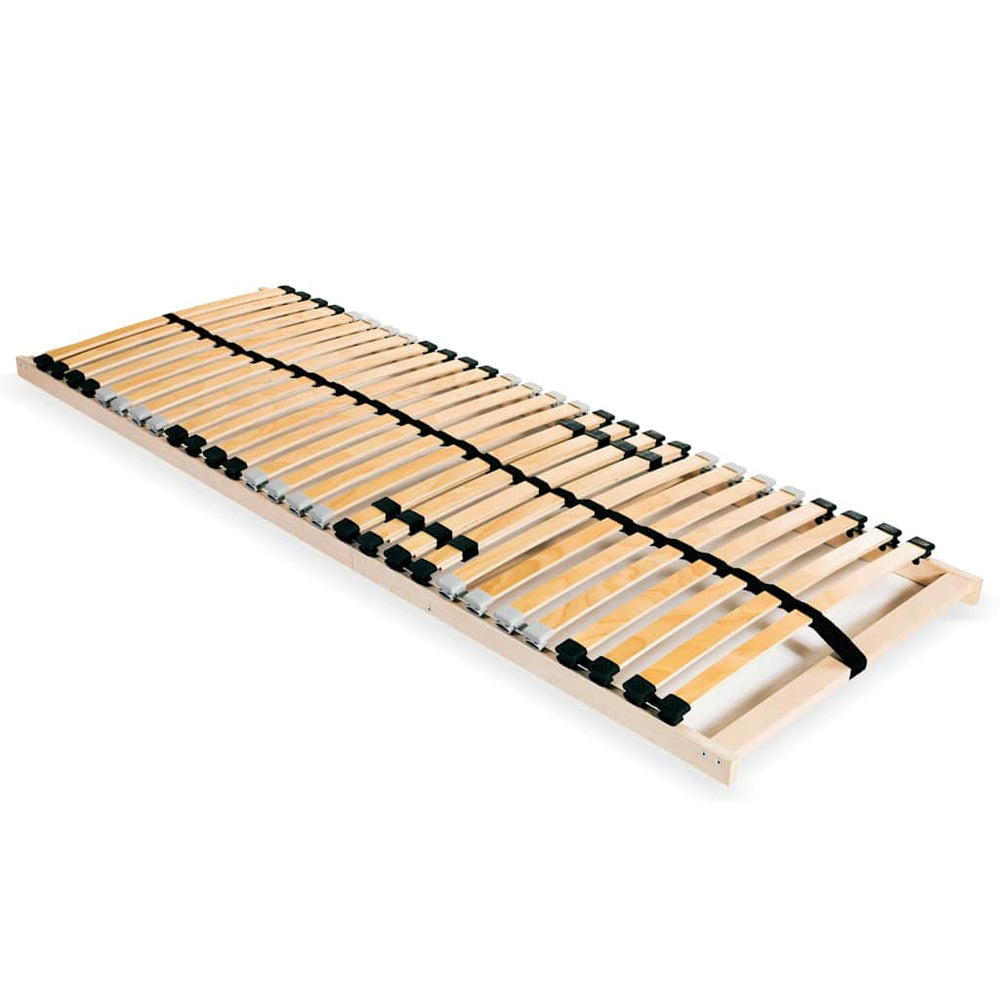 vidaXL 28-Slat Bed Base 7 Zones 70x200 cm