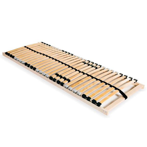 vidaXL 28-Slat Bed Base 7 Zones 70x200 cm