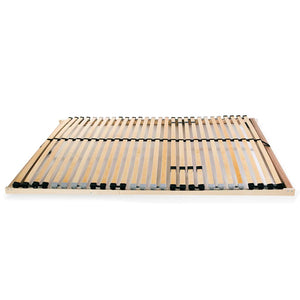 vidaXL 28-Slat Bed Base with 7 Zones 100x200 cm