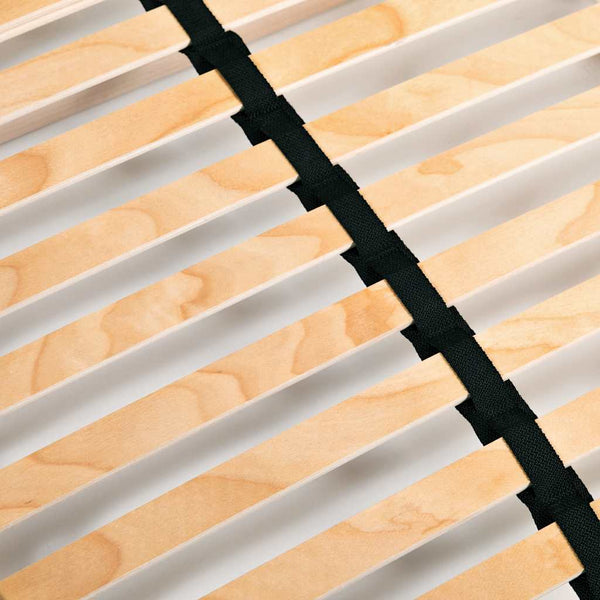 vidaXL 28-Slat Bed Base with 7 Zones 100x200 cm