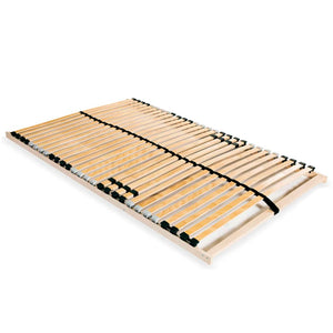 vidaXL 28-Slat Bed Base 7 Zones 120x200 cm