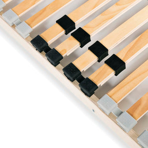 vidaXL 28-Slat Bed Base 7 Zones 120x200 cm