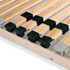 vidaXL 28-Slat Bed Base 7 Zones 140x200 cm