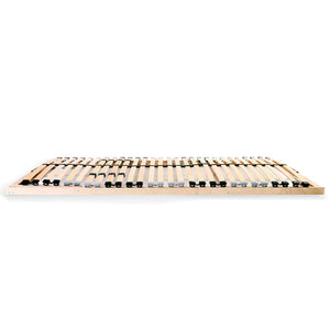 vidaXL 28-Slat Bed Base 7 Zones 120x200 cm