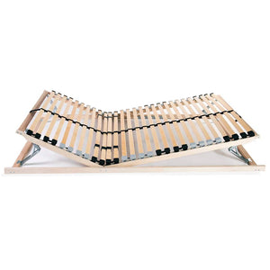 vidaXL 28-Slat Bed Base 7 Zones 80x200 cm
