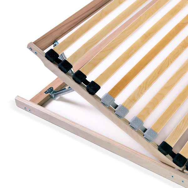 vidaXL 28-Slat Bed Base 7 Zones 80x200 cm