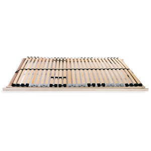 vidaXL 28-Slat Bed Base with 7 Zones 90x200 cm
