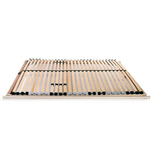 vidaXL 28-Slat Bed Base with 7 Zones 100x200 cm