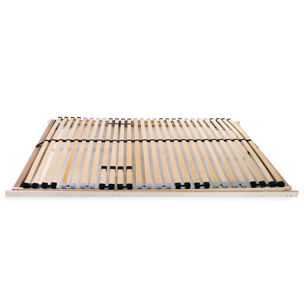 vidaXL 28-Slat Bed Base 7 Zones 120x200 cm