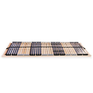 vidaXL 42-Slat Bed Base 7 Zones 80x200 cm