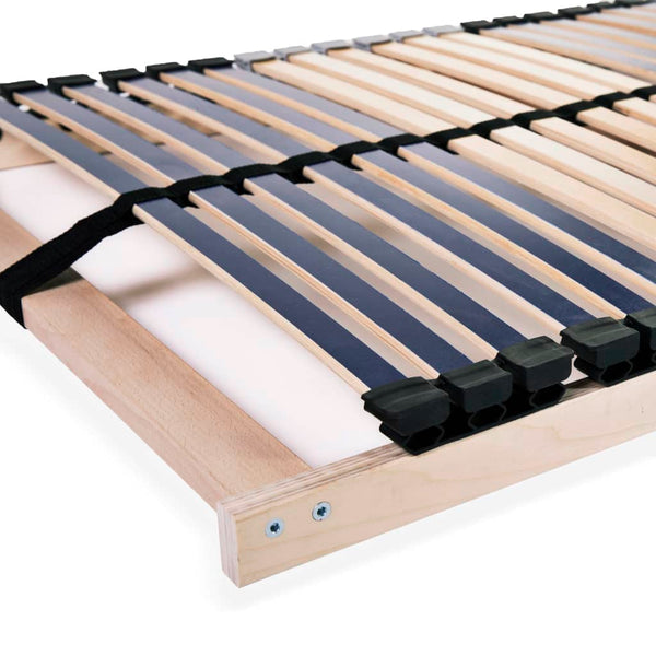 vidaXL 42-Slat Bed Base 7 Zones 80x200 cm