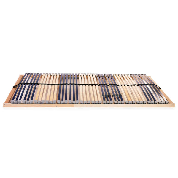 vidaXL 7-Zone Slatted Bed Base with 42 Slats 100x200 cm