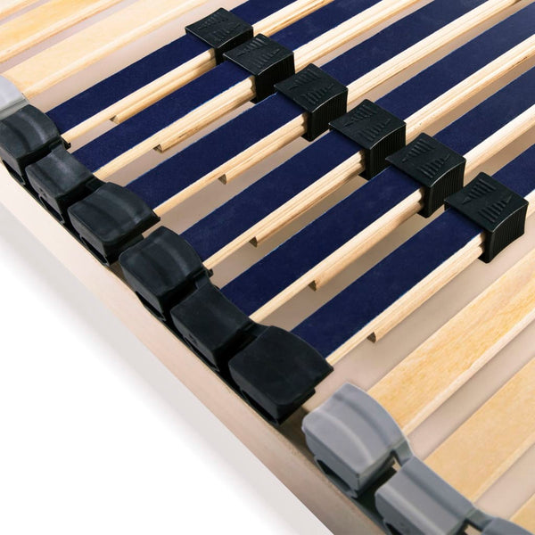 vidaXL 7-Zone Slatted Bed Base with 42 Slats 100x200 cm