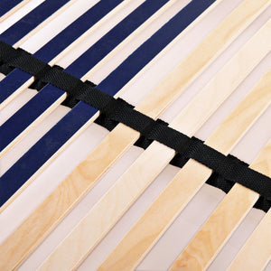 vidaXL 7-Zone Slatted Bed Base with 42 Slats 100x200 cm