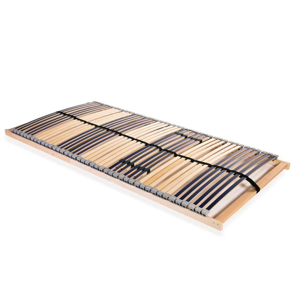 vidaXL 42-Slat Bed Base 7 Zones 120x200 cm
