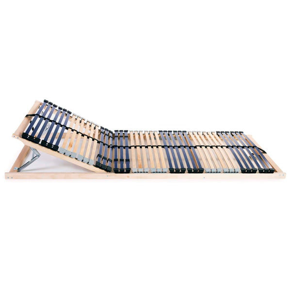 vidaXL 42-Slat Bed Base 7 Zones 80x200 cm